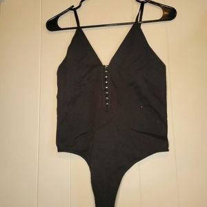 Spaghetti strapped bodysuit